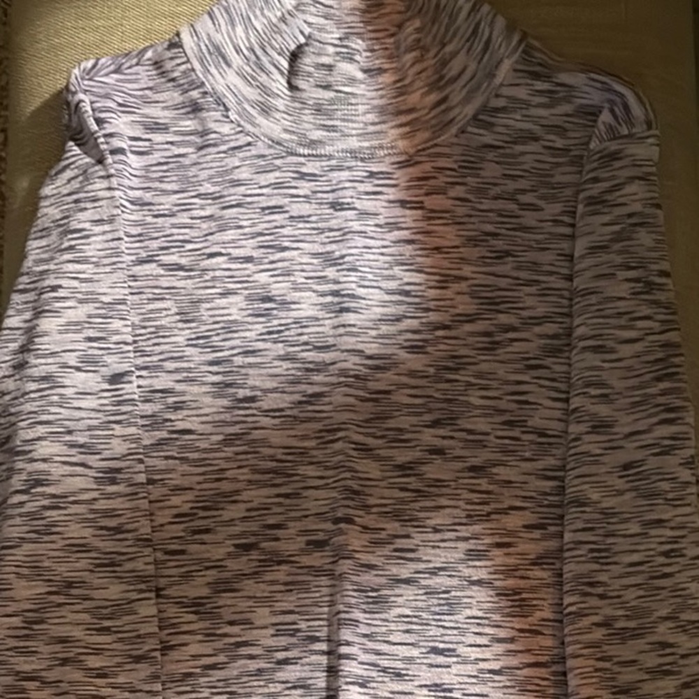 Women's Heathered Mock Turtleneck Sweater